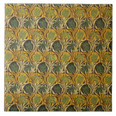 Tulip and Lily Pattern (von William Morris) Fliese (Vorderseite)