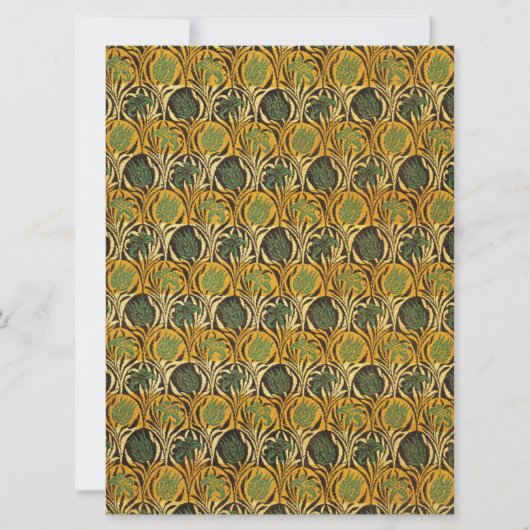 Tulip and Lily Pattern (von William Morris) Karte (Vorderseite)
