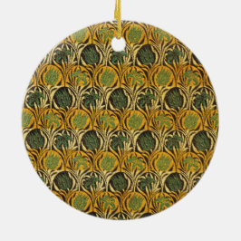 Tulip and Lily Pattern (von William Morris) Keramik Ornament