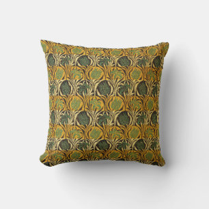 Tulip and Lily Pattern (von William Morris) Kissen