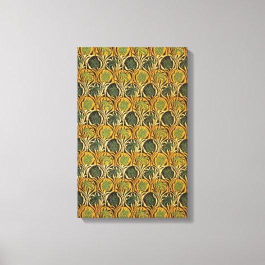 Tulip and Lily Pattern (von William Morris) Leinwanddruck (Vorderseite)