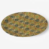 Tulip and Lily Pattern (von William Morris) Pappteller (Schrägansicht)