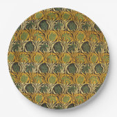 Tulip and Lily Pattern (von William Morris) Pappteller (Vorderseite)