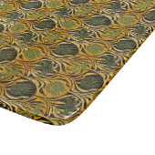 Tulip and Lily Pattern (von William Morris) Schneidebrett (Ecke)