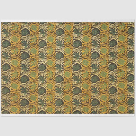 Tulip and Lily Pattern (von William Morris) Seidenpapier (Vorderseite)