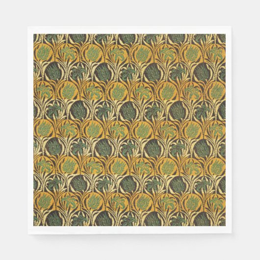 Tulip and Lily Pattern (von William Morris) Serviette (Vorderseite)