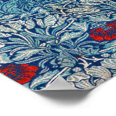 Tulip and Rose (1890) von William Morris Poster (Ecke)