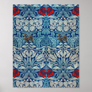 Tulip and Rose (1890) von William Morris Poster