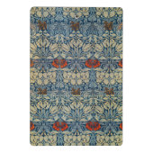 Tulip and Rose Date, Design 1876 William Morris Mini Klemmbrett (Rückseite)