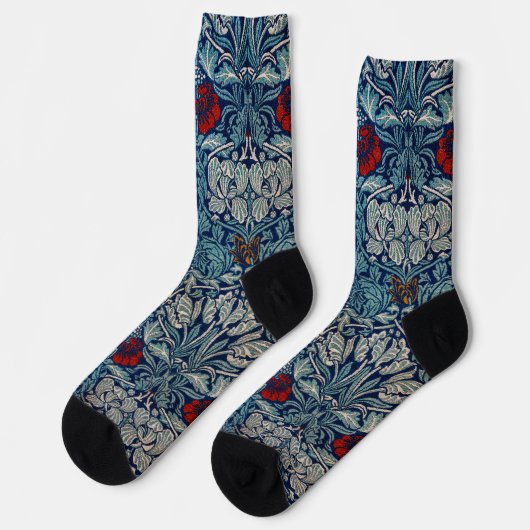 Tulip and Rose, William Morris Socken (Linkes Detail)