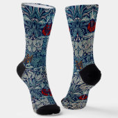 Tulip and Rose, William Morris Socken (Gewinkelt)