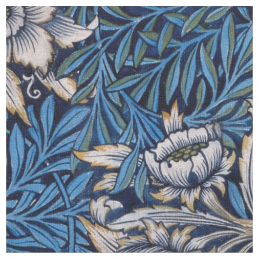 Tulip and Willow - William Morris Pattern Stoff (Nahaufnahme)