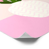 Tulip Arrangement Floral Vase Pink Poster (Ecke)