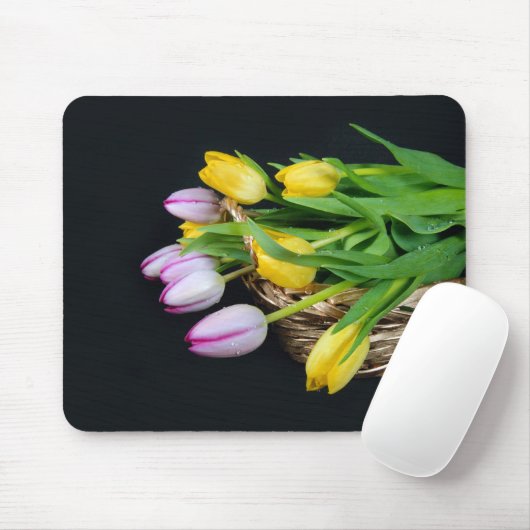 Tulip Basket Mousepad (Mit Mouse)