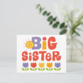 Tulip Big Sister Postkarte (Stehend Vorderseite)