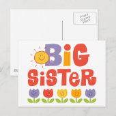 Tulip Big Sister Postkarte (Vorne/Hinten)