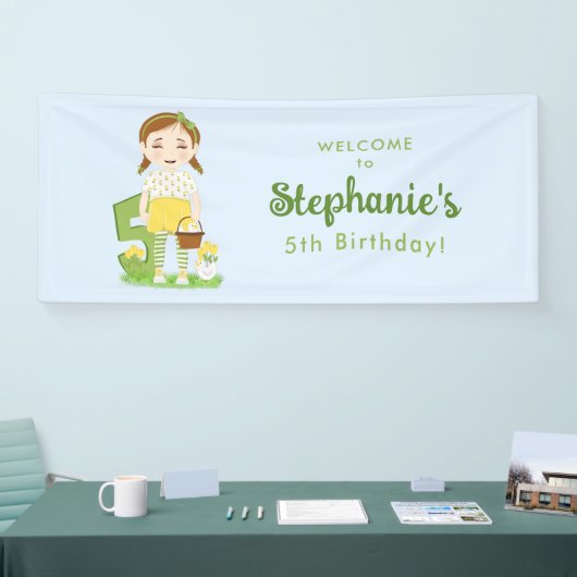 Tulip Birthday Banner (Messe)