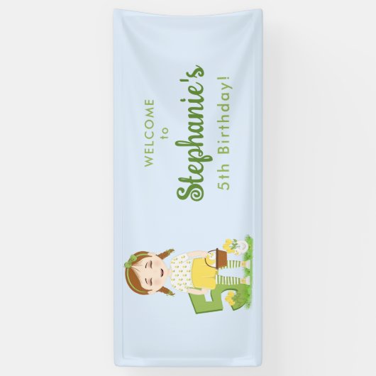 Tulip Birthday Banner (Vertikal)