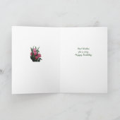 Tulip Birthday Card Karte (Innenseite)