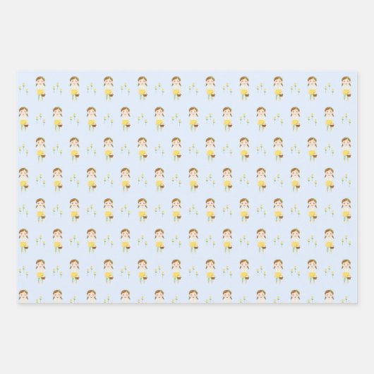 Tulip Birthday Geschenkpapier Set (Vorderseite 3)