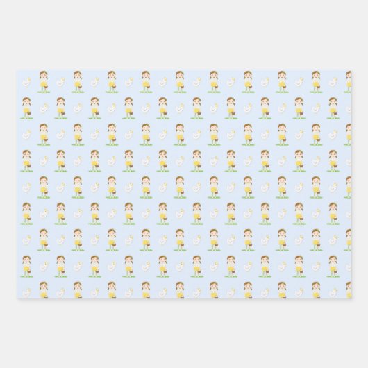 Tulip Birthday Geschenkpapier Set (Vorderseite)