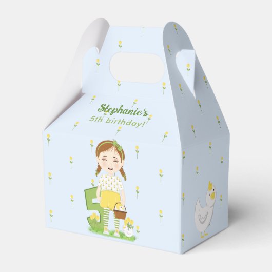 Tulip Birthday Geschenkschachtel (Rückseite)