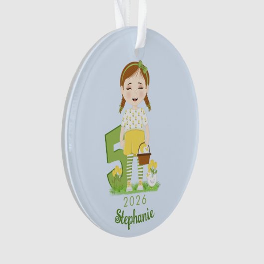 Tulip Birthday Ornament (Vorderseite)