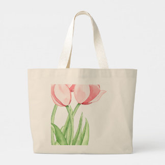 Tulip Bloom Tote Bag Jumbo Stoffbeutel