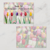 Tulip Blossom Vielen Dank Karten (Vorne/Hinten)