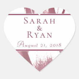 Tulip Blume Bordeaux Elegante Wedding Sticker