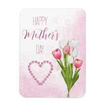 Tulip Blume Bouquet Happy Mother's Day Card