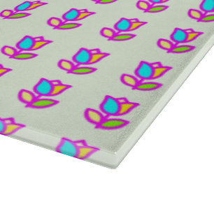 TULIP-BLUME-DESIGN FÜR IHREN TISCH SCHNEIDEBRETT