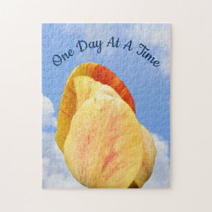 Tulip Blume einen Tag nach dem anderen inspirieren Puzzle