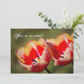 Tulip Blume Einladung (Stehend Vorderseite)