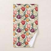 Tulip Blume Floral Oaster Badhandtuch Set (Handtuch)