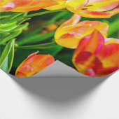 Tulip-Blume - Geblüht Geschenkpapier (Ecke)