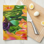 Tulip-Blume - Geblüht Handtuch (Viertel Falte)