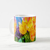 Tulip-Blume - Geblüht Kaffeetasse (Vorderseite Links)