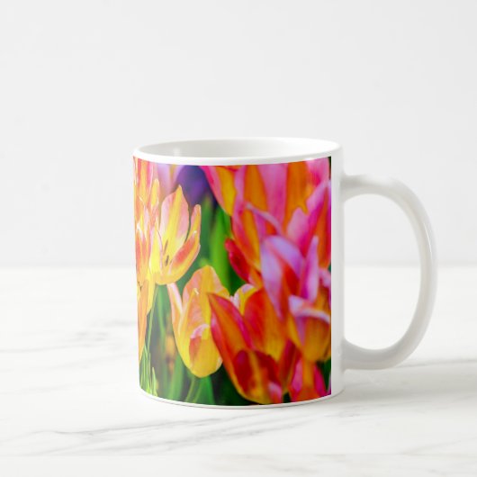 Tulip-Blume - Geblüht Kaffeetasse (Rechts)