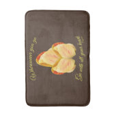 Tulip Blume geht mit Ihrem Herzen Inspiration Badematte (Vorderseite Vertikal)