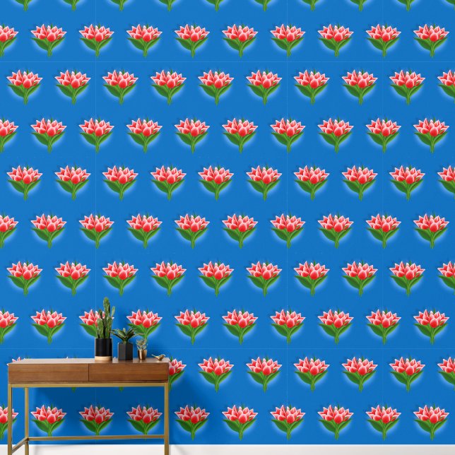 Tulip-Blume-Hintergrundbild Tapete (Hausflur)
