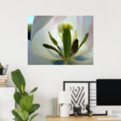 TULIP BLUME INSIDE Art Print Spring Tulip Leinwand Poster (Heimbüro)