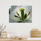 TULIP BLUME INSIDE Art Print Spring Tulip Leinwand Poster (Küche)