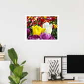 Tulip Blume Kunstfotografie Poster (Heimbüro)