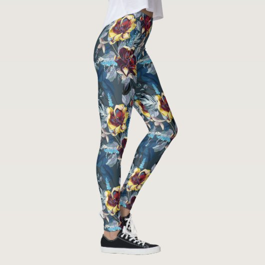 Tulip-Blume - Legierung Leggings (Rechts)