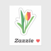 Tulip Blume | Niedlich Aufkleber (Blatt)