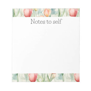 Tulip-Blume Notizblock