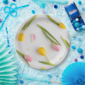 Tulip Blume Pappteller (Party)