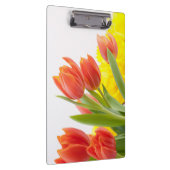 Tulip Blume Petals Orange Nature Decorative Klemmbrett (Rechts)