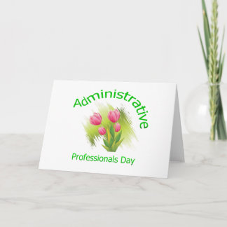 Tulip Blume — Tag der Verwaltungsfachleute Karte